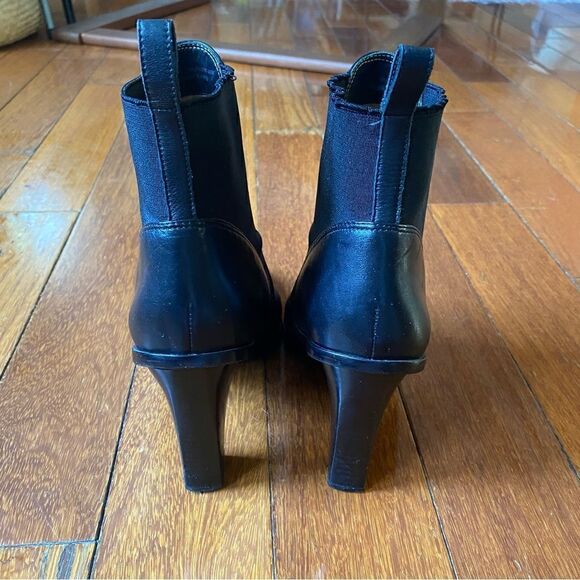 Via Spiga Black Heeled Chelsea Ankle Boots Size 8M - Picture 7 of 11